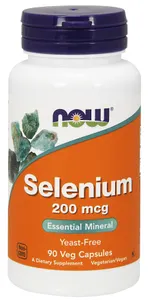 NOW Foods - Selen, 200mcg, 90 vkaps