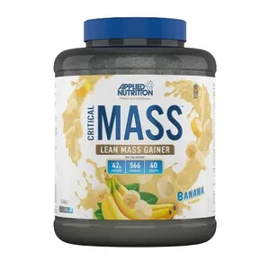 Applied Nutrition - Gainer, Critical Mass - Professional, Banan, Proszek, 2400g
