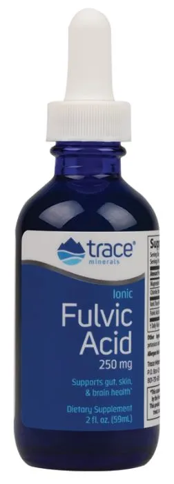Trace Minerals - Ionic Fulvic Acid, 250mg, Płyn, 59 ml