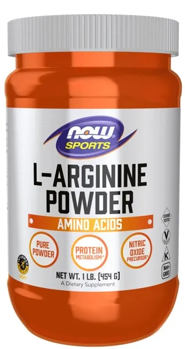 NOW Foods - L-Arginina, 100%, Proszek, 454g