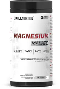 Skill Nutrition - Jabłczan Magnezu, 120 kapsułek