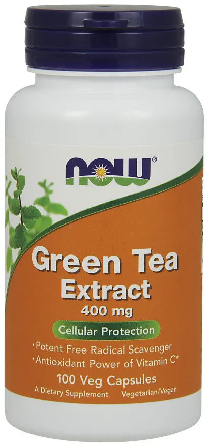 NOW Foods - Green Tea Extract, 400 mg, 100 vkaps