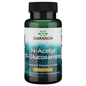 Swanson - N-Acetyl D-Glukozamina (N-A-G), 750mg, 60 vkaps