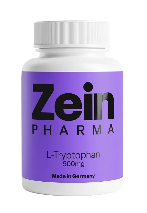 Zein Pharma - L-Tryptofan, 500mg, 180 kapsułek