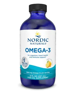 Nordic Naturals - Omega 3, 1560mg, Cytryna, Płyn, 237 ml