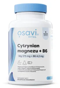 Osavi - Cytrynian Magnezu + B6, 90 vkaps