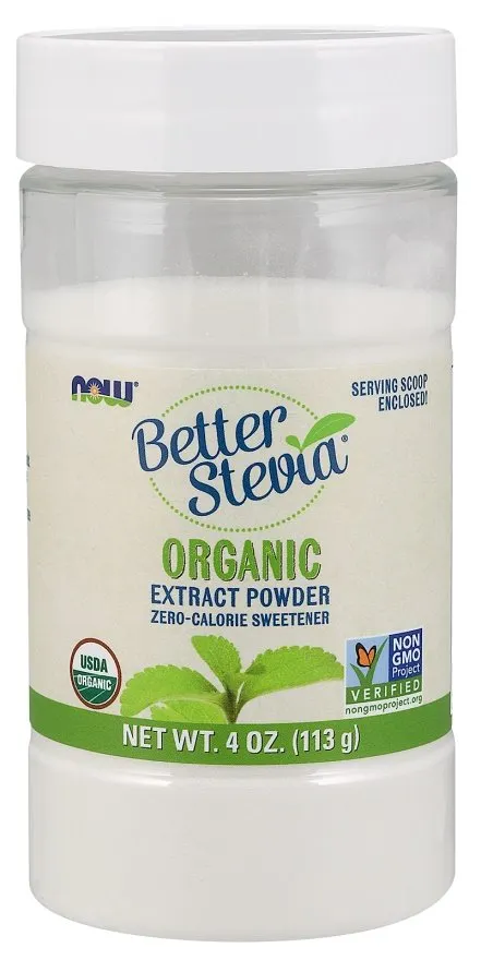 NOW Foods - Better Stevia, Proszek, 113g