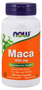 NOW Foods - Maca, 500 mg, 100 kapsułek