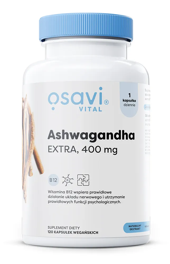 Osavi - Ashwagandha Extra, 400mg, 120 vkaps