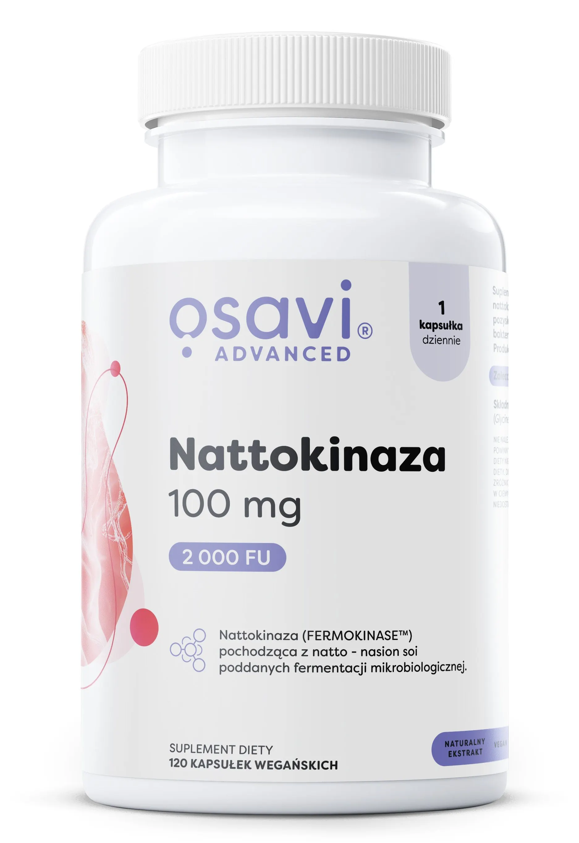 Osavi - Nattokinaza, 100 mg, 120 vkaps