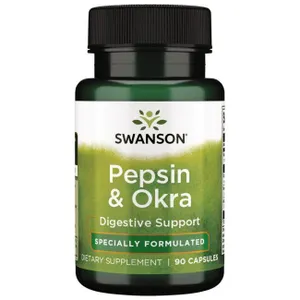 Swanson - Okra Pepsin - 90 caps