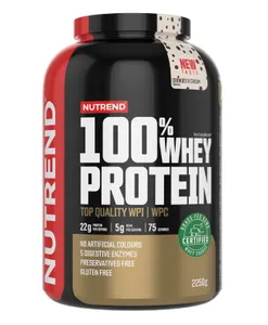 Nutrend - Odżywka Białkowa 100% Whey Protein, Cookies & Cream, Proszek 2250g