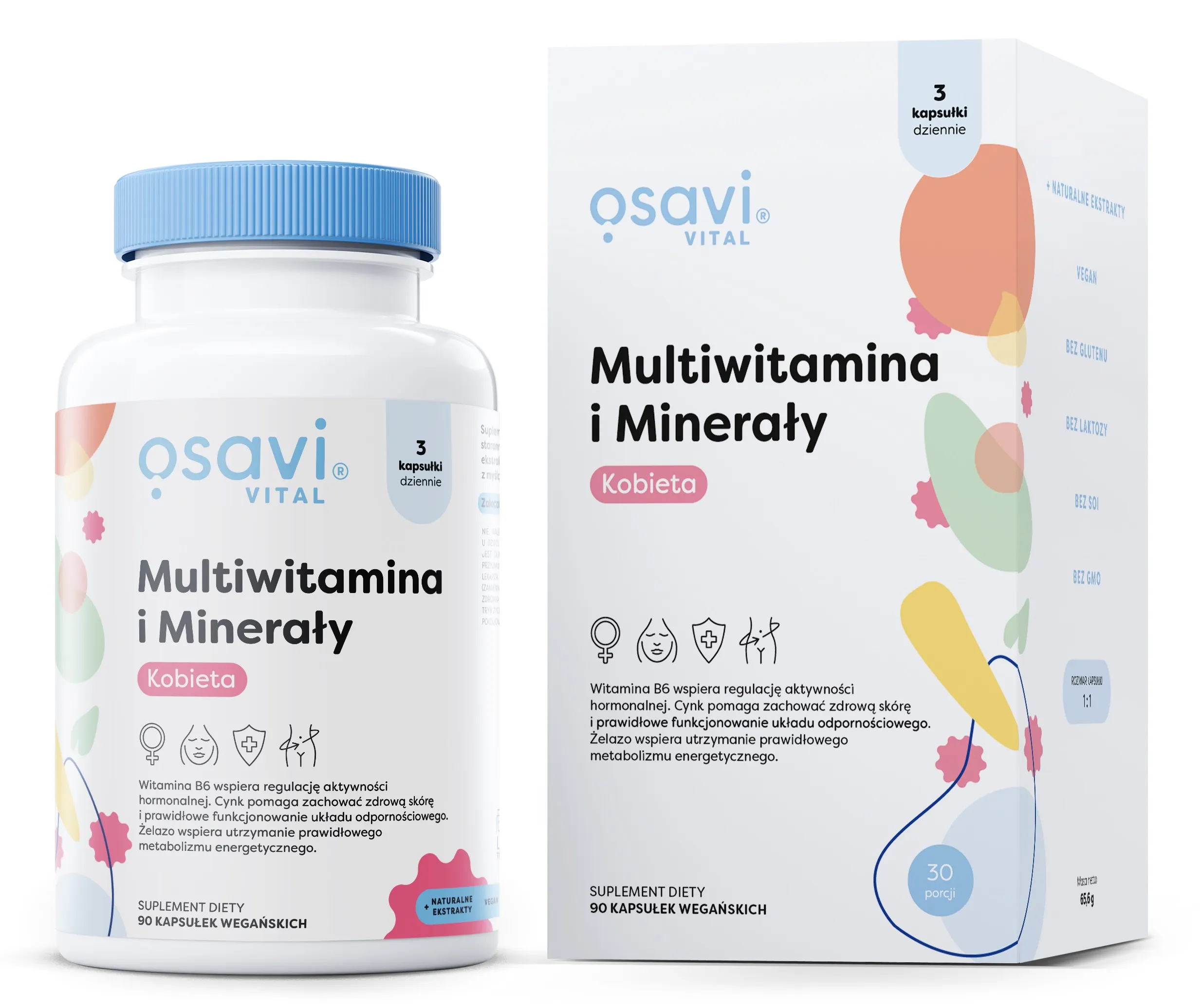 Osavi - Multiwitaminy i Minerały Kobieta, 90 vkaps