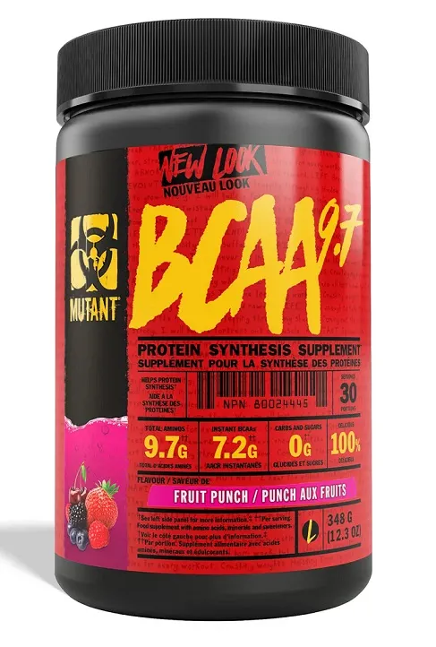 Mutant BCAA 9.7, Fruit Punch - 348g