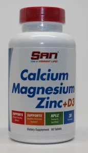 SAN - Calcium Magnesium Zinc + D3, 90 tabletek