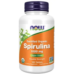 NOW Foods - Spirulina, 1000mg, 120 tabletek