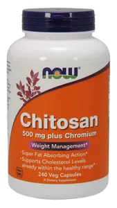 NOW Foods - Chitosan z Chromem, 500mg, 240 vkaps