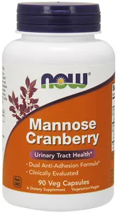 NOW Foods - Mannoza, Mannose Cranberry, 90 vkaps