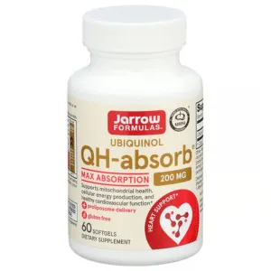 Jarrow Formulas - Ubiquinol QH-absorb, 200mg, 60 kapsułek miekkich