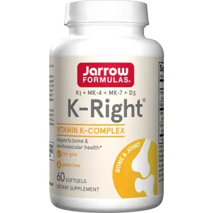 Jarrow Formulas - K-Right, Kompleks Witaminy K, 60 kapsułek miękkich
