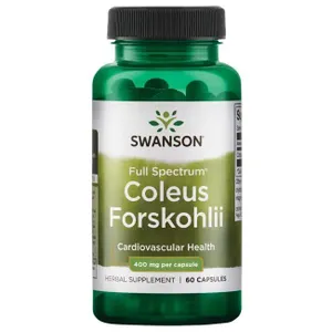 Swanson - Coleus Forskohlii (Pokrzywa Indyjska), 400mg, 60 kapsułek