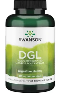 Swanson - DGL (Ekstrakt z Lukrecji), 770mg, 180 tabletek do ssania