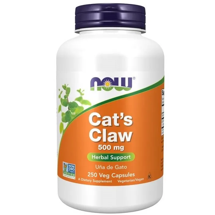 NOW Foods - Cat's Claw, Koci Pazur, 500mg, 250 vkaps