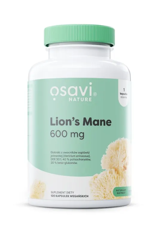 Osavi - Spolówka Jeżowata, 600mg, 120 vkaps