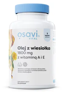 Olej z Wiesiołka z Witaminą A i E, 1800mg - 90 softgels