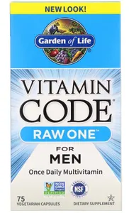 Garden of Life - Witaminy dla Mężczyzn, RAW ONE, 75 kapsułek