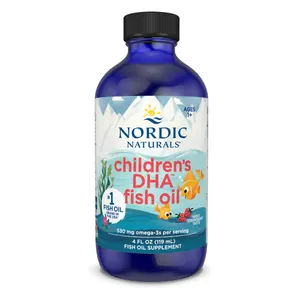 Nordić Naturals - Children's DHA, 530mg Omega-3, Truskawka, 119 ml