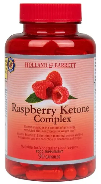 Holland & Barrett - Raspberry Ketone Complex, 90 kapsułek