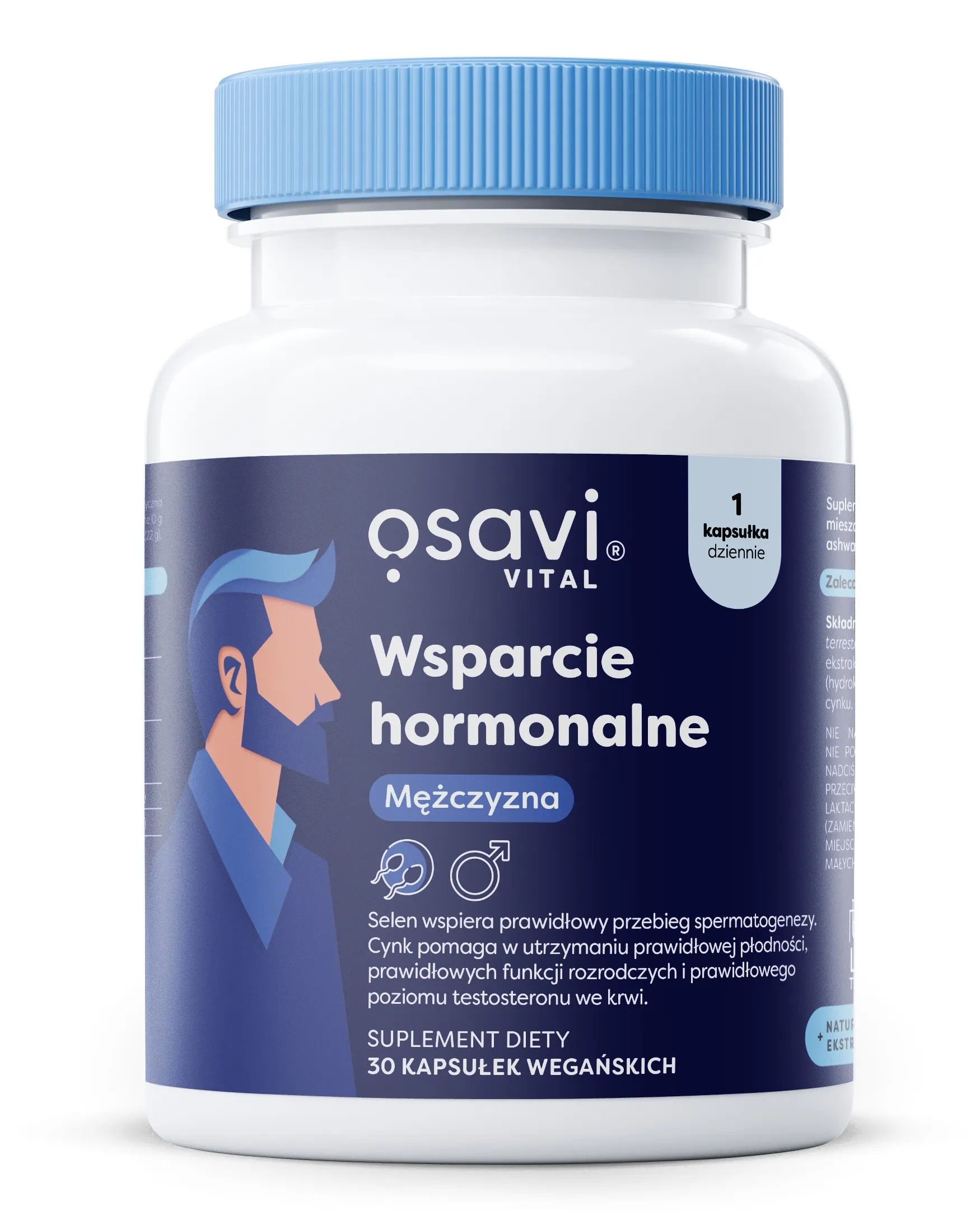 Osavi - Wsparcie Hormonalne Mężczyzna, 30 vkaps
