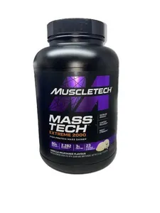 MuscleTech - Mass-Tech Extreme 2000, Gainer, Vanilla Milkshake, Proszek, 2720g