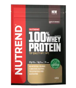 Nutrend - Odżywka Białkowa 100% Whey Protein, Chocolate Brownies, Proszek 400g