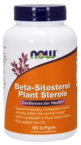 NOW Foods - Beta-Sitosterol Plant Sterols - 180 softgels