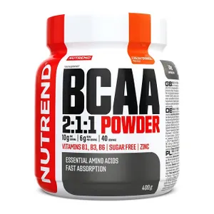 Nutrend - Aminokwasy, BCAA 2:1:1 Powder, Fresh Orange, Proszek 400g