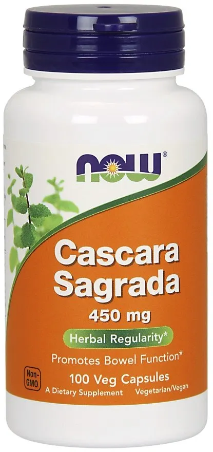 NOW Foods - Cascara Sagrada, 450 mg, 100 vkaps