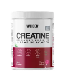 Weider - Kreatyna, Mikronizowany Monohydrat, Cherry Lollipop, Proszek 300 g