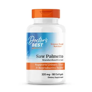 Doctor's Best - Saw Palmetto (Palma Sabałowa), 320mg, 180 kapsułek miękkich