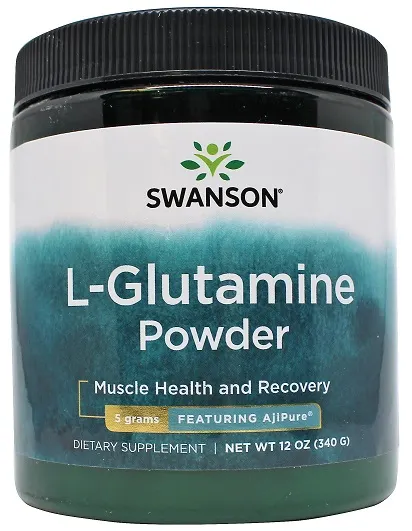 Swanson - L-Glutamina, Proszek, 340g