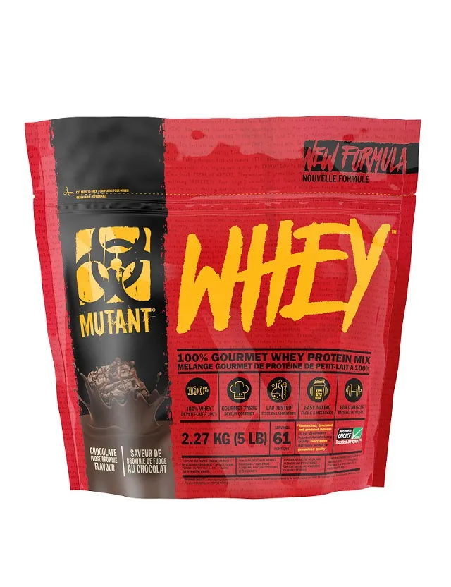 Mutant - Whey, Odżywka Białkowa, Chocolate Fudge Brownie, Proszek, 2270g