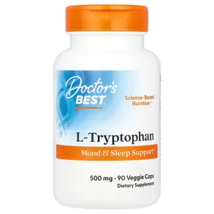 Doctor's Best - L-Tryptofan TryptoPure, 500mg, 90 vkaps