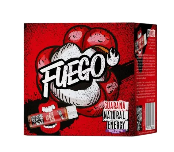 Fuego - Guarana Natural Energy Shot, 20 x 25ml.