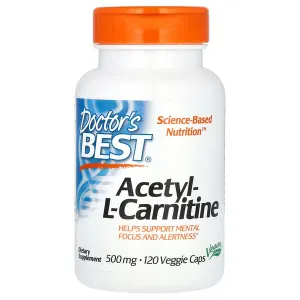 Doctor's Best - Acetyl L-Karnityna, HCI, 120 kapsułek