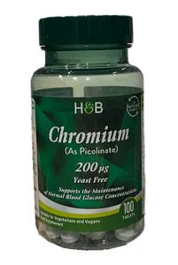 Holland & Barrett - Pikolinian Chromu 200µg, 100 tabletek
