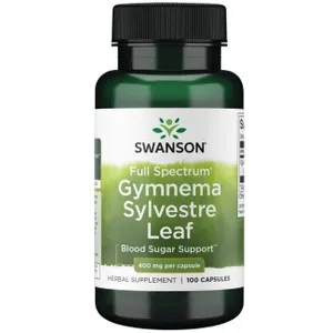 Swanson - Liść Gymnema Sylvestre, 400mg, 100 kapsułek