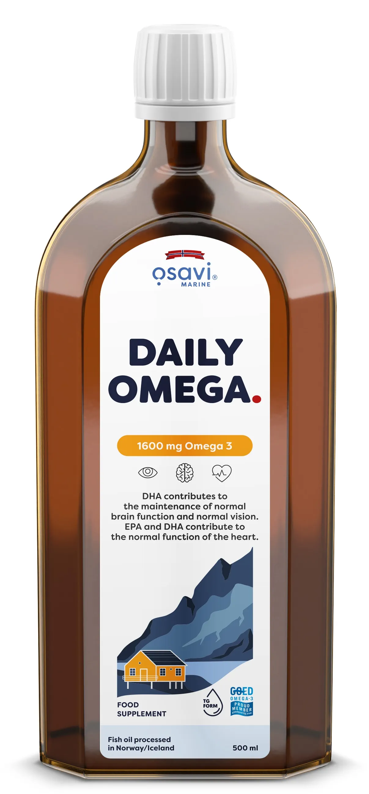 Osavi - Daily Omega, 1600mg Omega 3, 500 ml