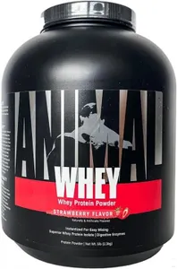 Universal Nutrition - Animal Whey, Truskawka, Proszek, 1810g