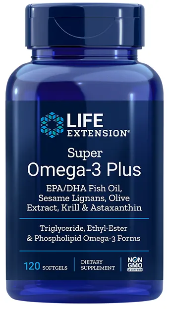 Life Extension - Super Omega-3 Plus, 120 kapsułek miękkich